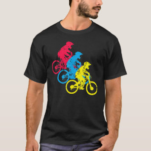Vintage Retro Fahrrad BMX Stunt Bike Fahrer Rennsp T-Shirt