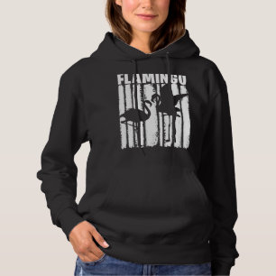 Vintage Retro-Flamingo für Männer Frauen Kinder Ti Hoodie