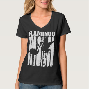 Vintage Retro Flamingo Für Männer Frauen Kinder Ti T-Shirt