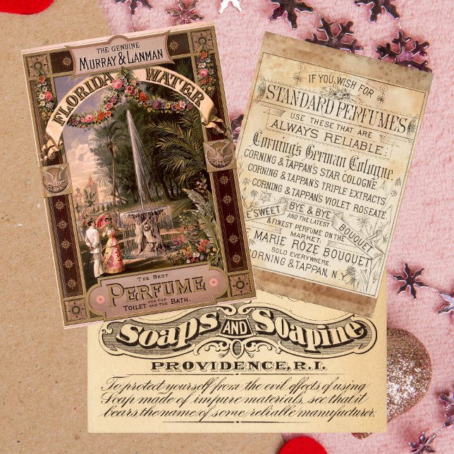 Vintage Retro Florida Duftseife Geschenkpapier Set (Von Creator hochgeladen)