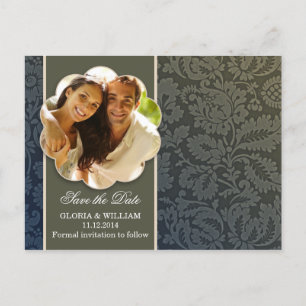 vintage Retro-Fotos Hochzeitseinladung Postkarten