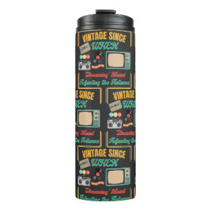 Vintage Retro-Geschenktasse - Retro-Geburtstagsges Thermosbecher