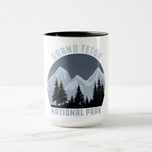 Vintage Retro Grand Teton Nationalpark Wyoming Tasse