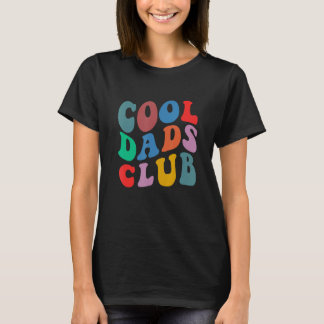 Vintage Retro Groovy Coole Väter Club Happy Vateri T-Shirt