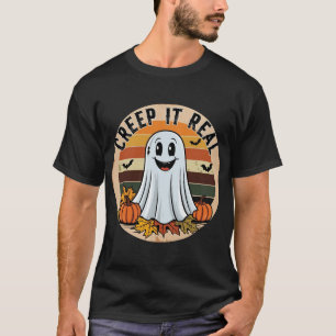 Vintage Retro Halloween-Geist "Creep It Real" ! T-Shirt