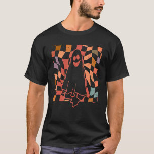 Vintage Retro Halloween Trick Or Teach Geist Lehre T-Shirt