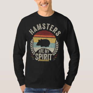 Vintage Retro-Hamster sind mein Geist-Tier-Hamste T-Shirt