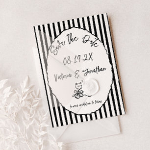 Vintage Retro Hochzeit Merken Sie sich das Datum Save The Date