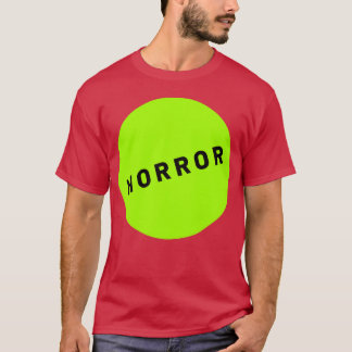 Vintage Retro Horror Movie VHS Sticker Style retro T-Shirt