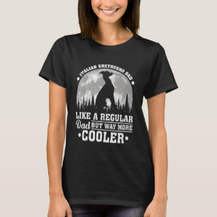 Vintage Retro Hund Lustiger Italienischer Windhund T-Shirt