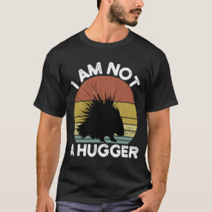 Vintage Retro Ich Umarme Nicht Stachelschwein Kind T-Shirt