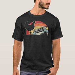 Vintage Retro Ich Ziehe Winzige Dinosaurier Auf H T-Shirt
