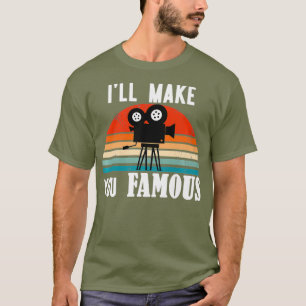 Vintage Retro Kamera Fotograf Filmemacher T-Shirt
