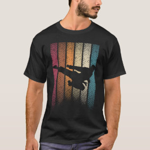 Vintage Retro-Kampfkunst T-Shirt
