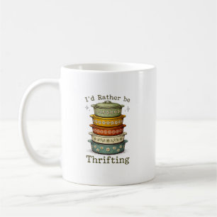 Vintage Retro Kasserolle Trödeln Kaffeetasse