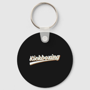 Vintage Retro Kickboxen Kickboxer Schlüsselanhänger