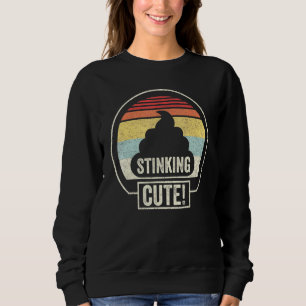 Vintage Retro-Kinder Stinkende Kinder Jungen Gekac Sweatshirt
