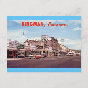 Vintage Retro Kingman Arizona Postkarte