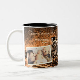 Vintage Retro-Klassikkerkamera, rustikale Sonderfa Zweifarbige Tasse