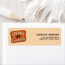 Vintage Retro-Kostüme & Cocktails Halloween-Party