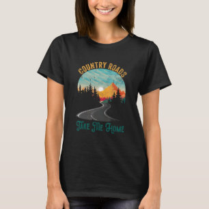 Vintage Retro-Landstrassen bringen mich auf meine  T-Shirt