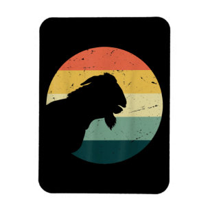 Vintage Retro Lustige Tierliebhaber Ziegenzüchter Magnet