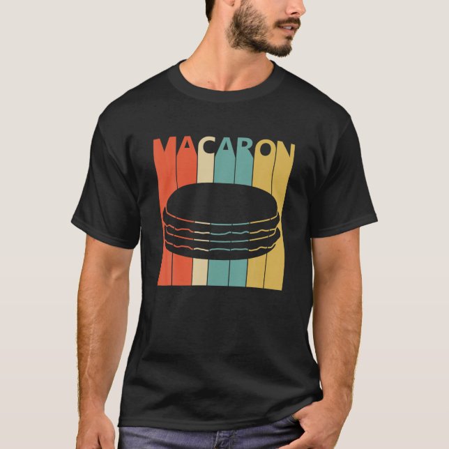 Vintage Retro-Macarons T Shirt (Vorderseite)