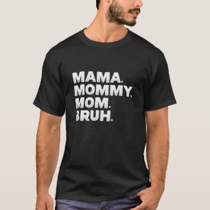 Vintage Retro Mama Mutti Mama Bruder Lustig T-Shirt