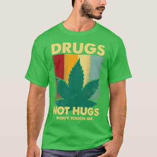Vintage Retro-Medikamente Nicht umarmen Touch T-Shirt