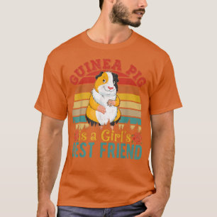 Vintage Retro Meerschweinchen ist das beste Freund T-Shirt