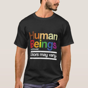 Vintage Retro Mensch 100% Organische Farben Können T-Shirt