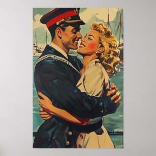 Vintage Retro Moderne abstrakte Kunstposter Poster