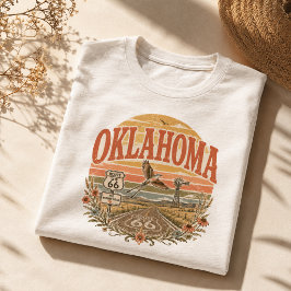 Vintage Retro Mother Road Heartland Bekleidung Tri-Blend Shirt