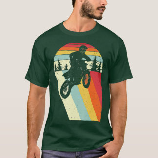 Vintage Retro Motocross  Bike Dirtbike Racing T-Shirt