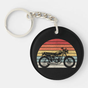 Vintage Retro Motorrad Schlüsselanhänger