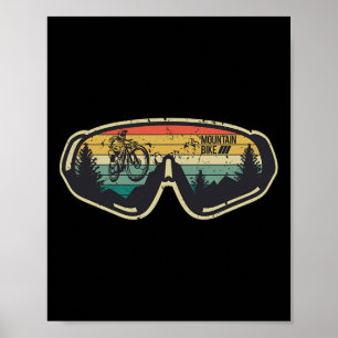 Vintage Retro Mountainbike Mtb Downhill Biking Poster
