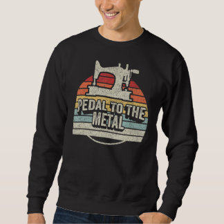 Vintage Retro-Nähmaschine für Naht Sweatshirt