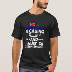 Vintage Retro Neuseeland ruft, ich muss gehen Wel T-Shirt