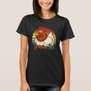 Vintage Retro Oma Henne Huhn Muttertag T-Shirt
