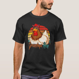 Vintage Retro Oma Henne Huhn Muttertag T-Shirt