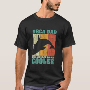 Vintage Retro Orca Papa wie ein normaler Papa Vate T-Shirt