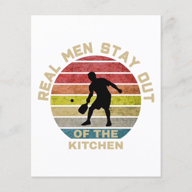 Vintage Retro Pickleball Funny (Vorderseite)