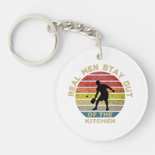 Vintage Retro Pickleball Funny Schlüsselanhänger