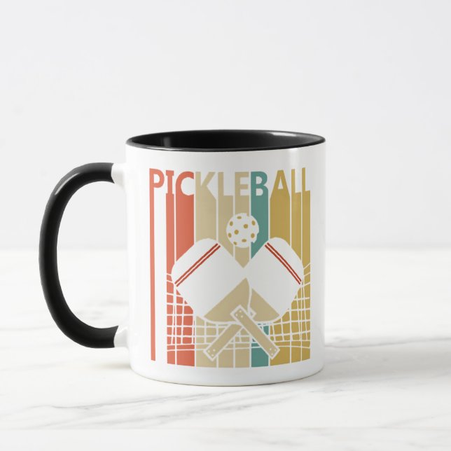 Vintage Retro Pickleball  Tasse (Links)