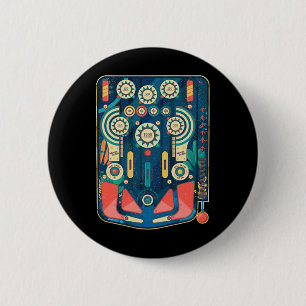 Vintage Retro Pinll Arcade Spielmaschine Button