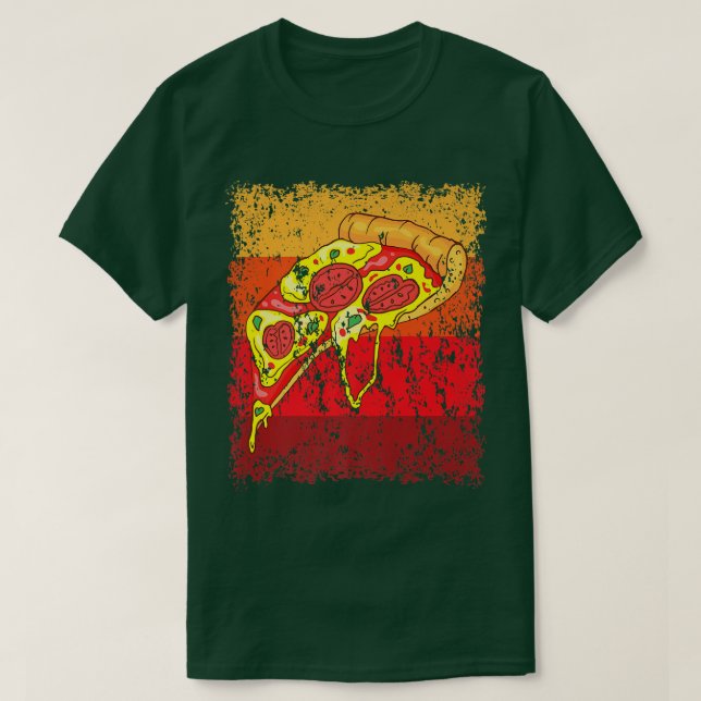 Vintage Retro Pizza 1832  T-Shirt (Design vorne)