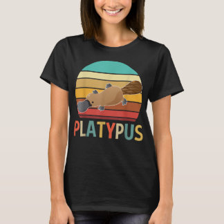 Vintage Retro Platypus Ohrts for Men Women Kids T-Shirt