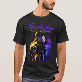 Vintage Retro Pop-Musiker Motorrad Nacht Kunst Cl T-Shirt