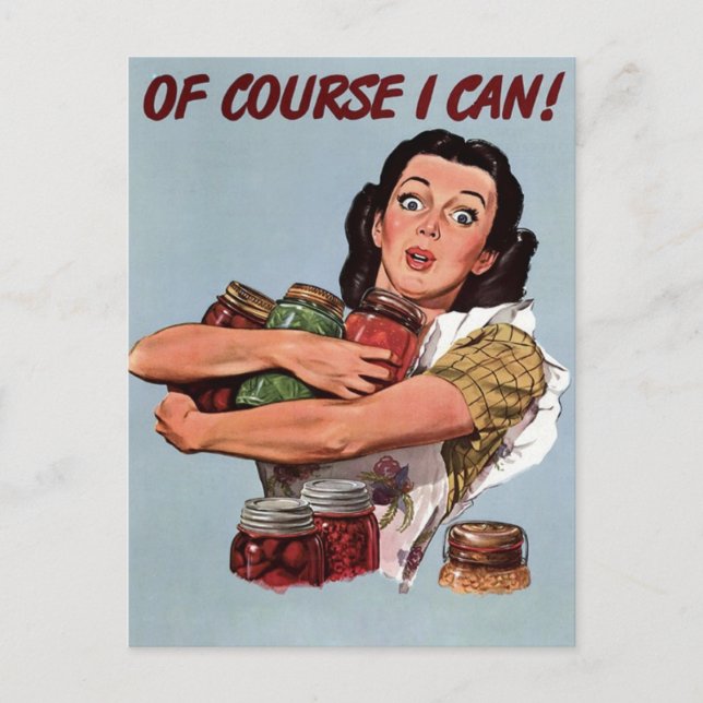 Vintage Retro Postkarte (Vorderseite)