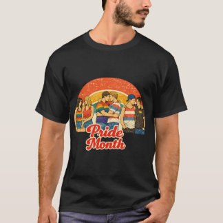 Vintage Retro Pride Monat LGBTQ Feier T-Shirt